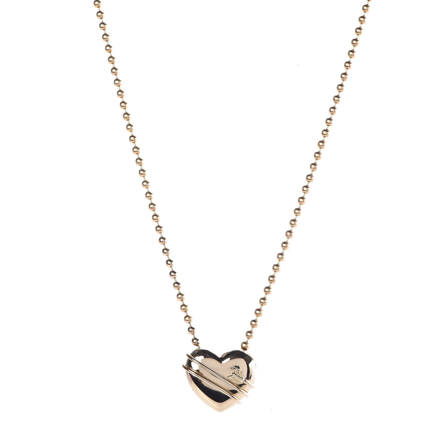Tiffany 18K Yellow Gold Cupid's Arrow Heart Necklace 1 of 6