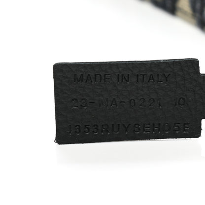 Christian Dior Oblique 35mm Belt 100 Blue Multi 6 of 6