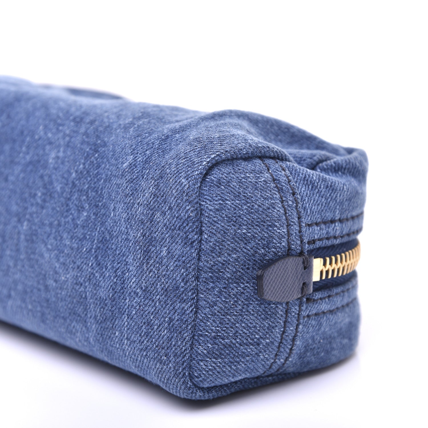 Prada Denim Cosmetic Pouch Bleu 7 of 10