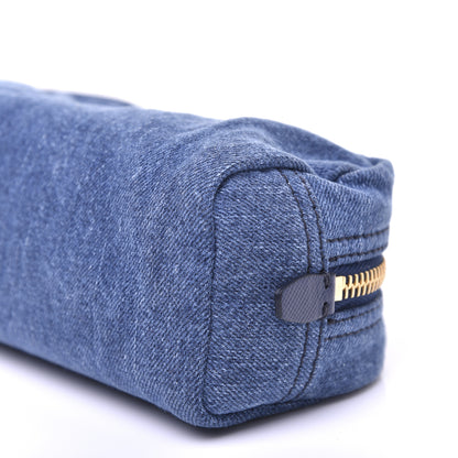 Prada Denim Cosmetic Pouch Bleu 7 of 10