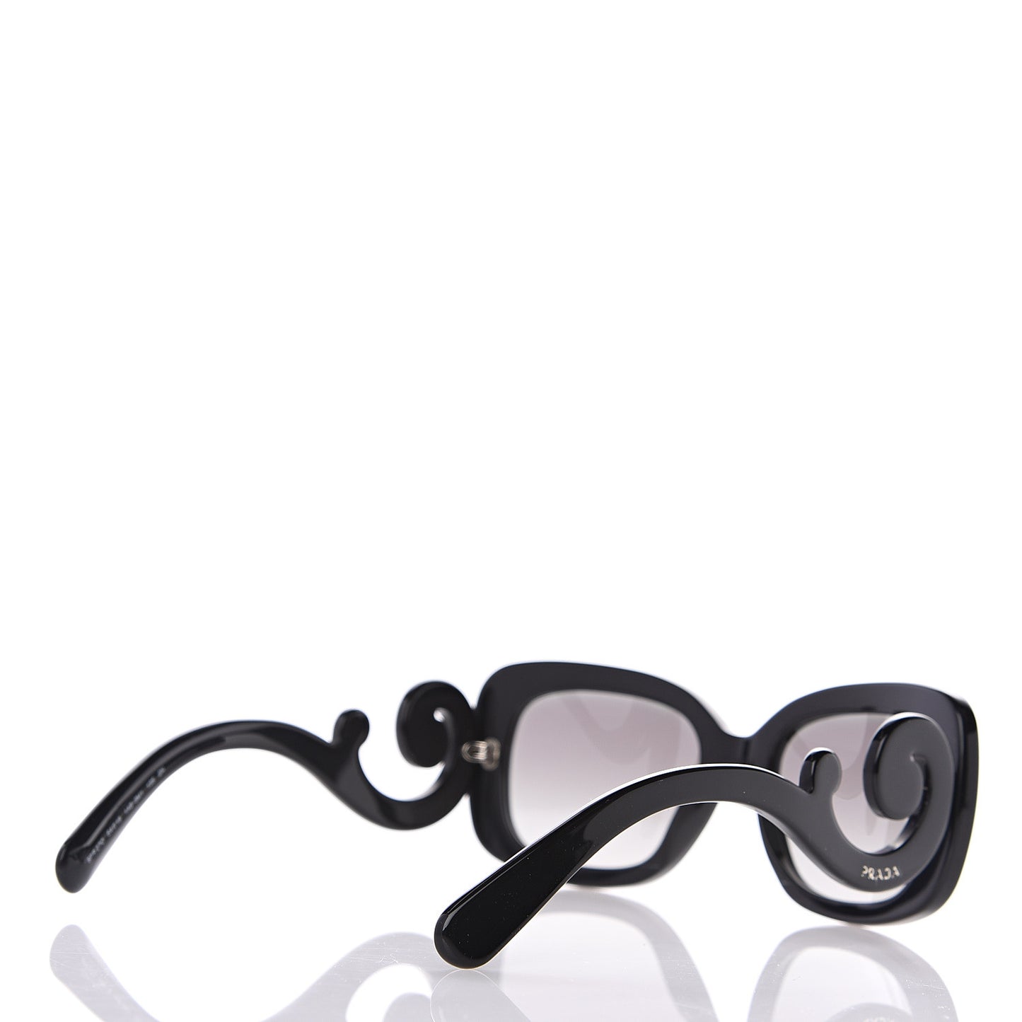 Acetate Baroque Sunglasses SPR 27O Black