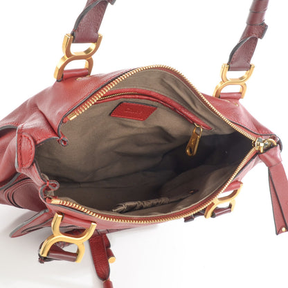 Chloe Calfskin Medium Marcie Satchel Garnet 5 of 8