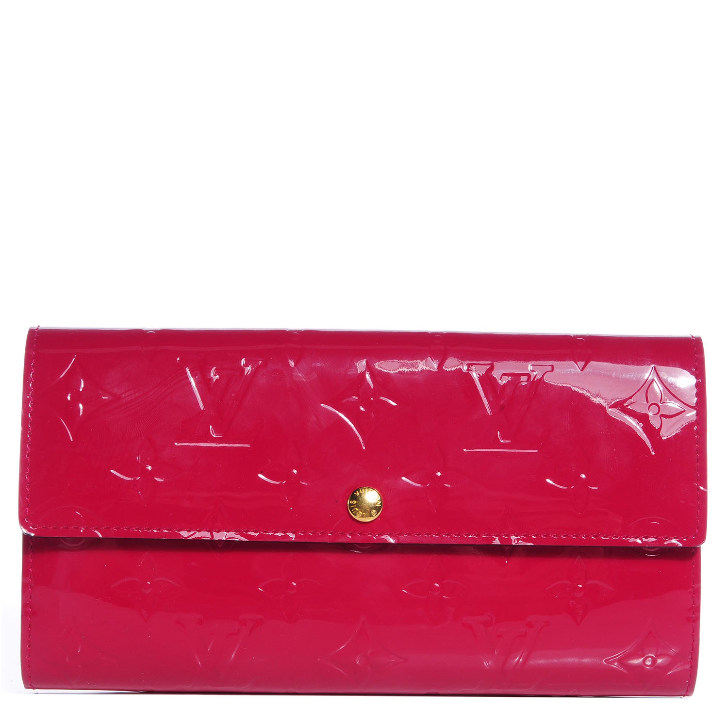 Louis Vuitton Vernis Sarah Wallet Rose Indien 1 of 7
