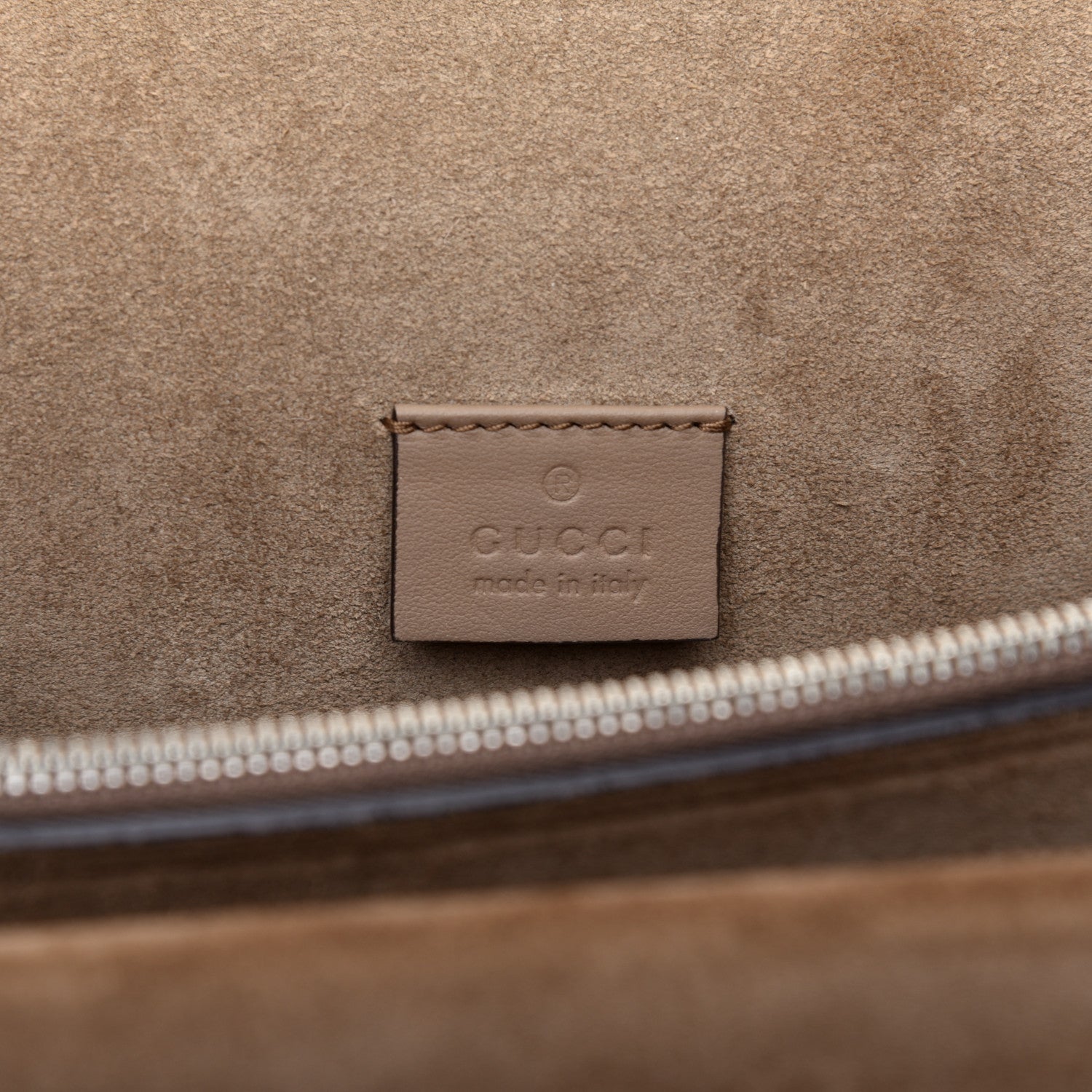 Gucci GG Supreme Monogram Small Dionysus Shoulder Bag Taupe 8 of 10