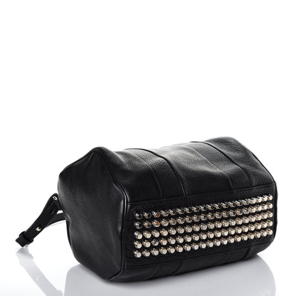 Alexander Wang Pebbled Lambskin Rocco Black Pale Gold Hardware 5 of 10
