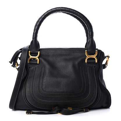 Chloe Calfskin Medium Marcie Satchel Black 1 of 9