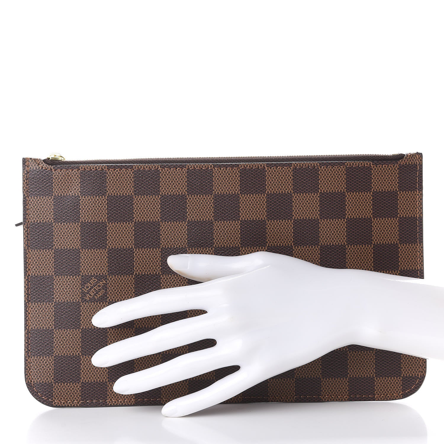 Louis Vuitton Damier Ebene Neverfull MM GM Pochette 2 of 12