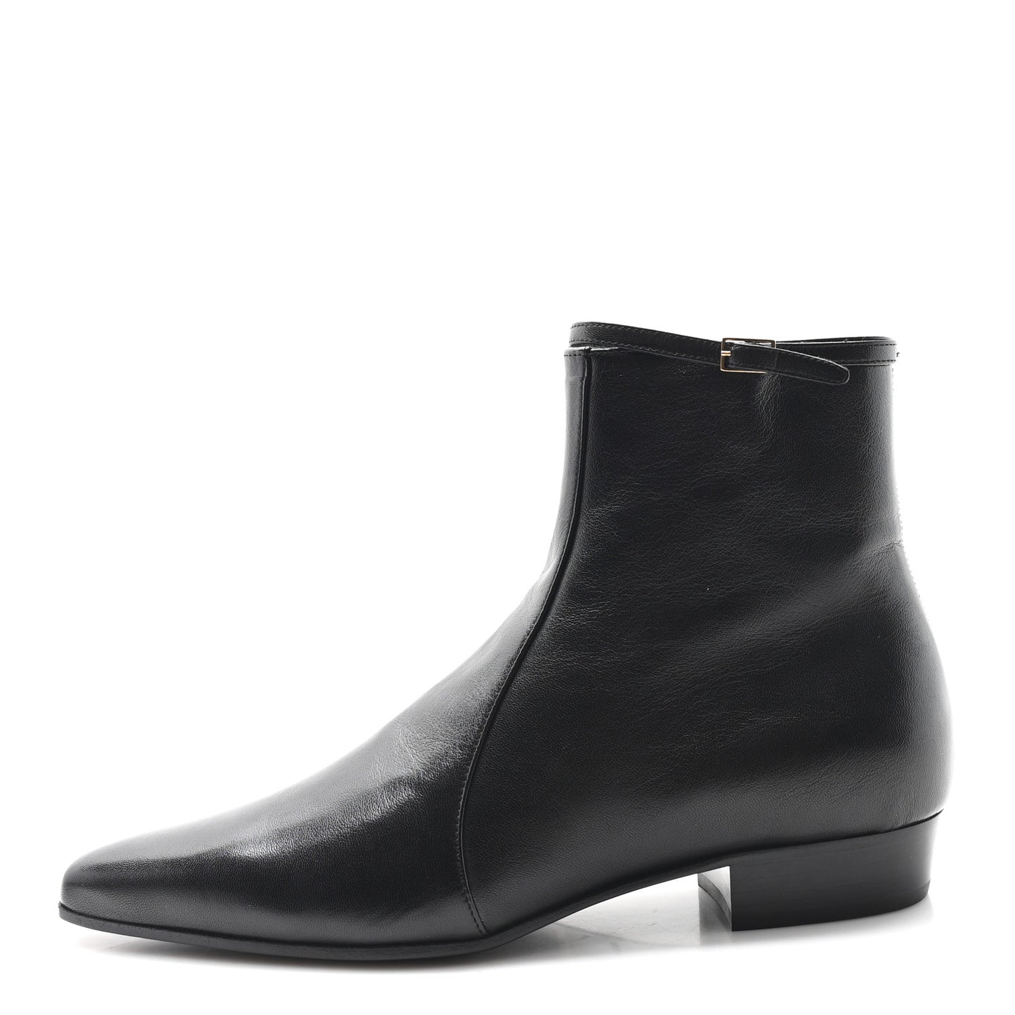 Calfskin Mens Arsun Ankle Boots 41.5 Black