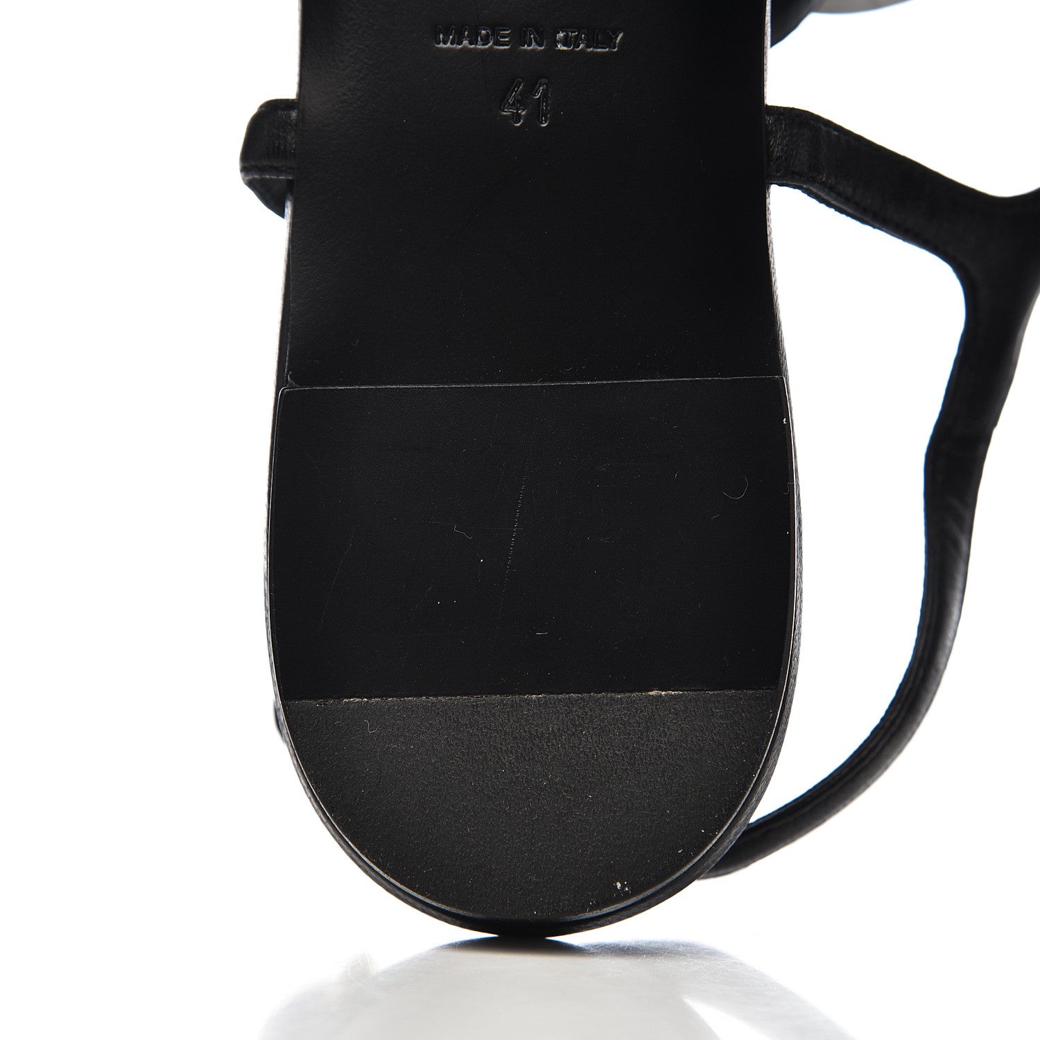 Chanel Lambskin Camellia Thong Sandals 41 Black White 8 of 10