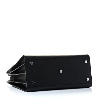 Saint Laurent Grained Calfskin Small Sac De Jour Black 5 of 9