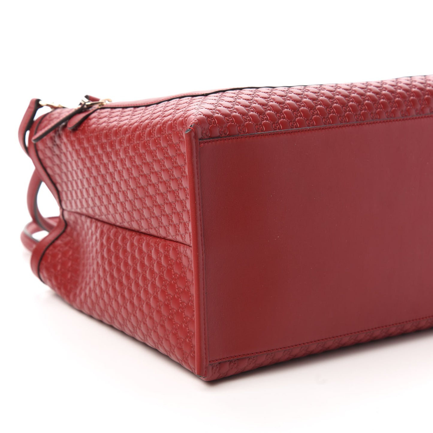 Soft Microguccissima Large Tote Red