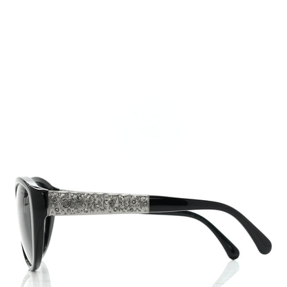 Chanel Crystal Bijoux Polarized Sunglasses 5298-B Black 3 of 8