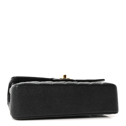 Chanel Caviar Quilted Medium Double Flap Black 4 of 10