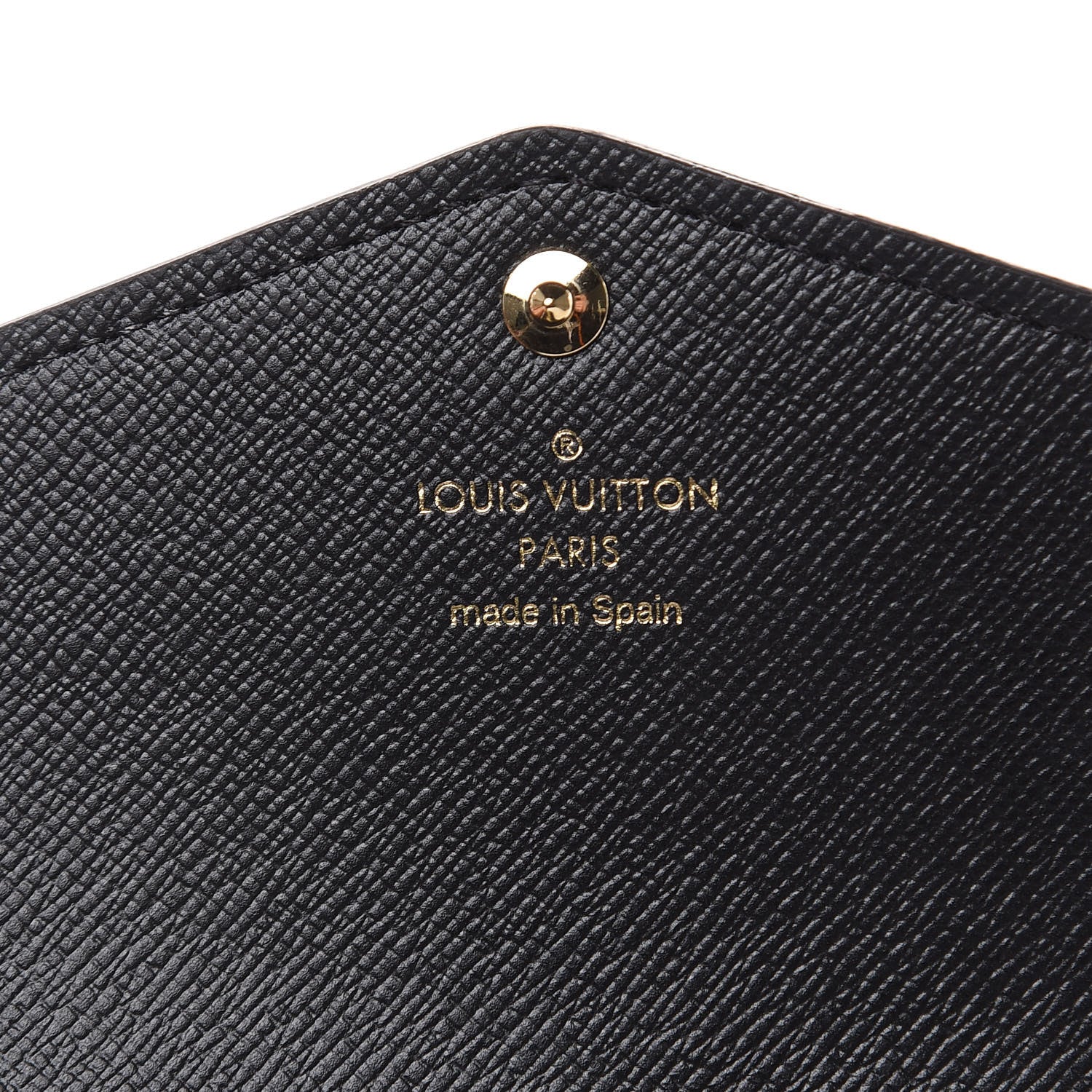 Louis Vuitton Monogram Giant Jungle Sarah Wallet Black 6 of 10