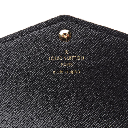 Louis Vuitton Monogram Giant Jungle Sarah Wallet Black 6 of 10