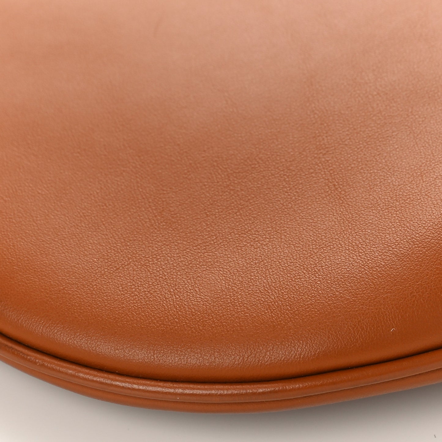 Vitello Grace Suede Small Croissant Hobo Brandy