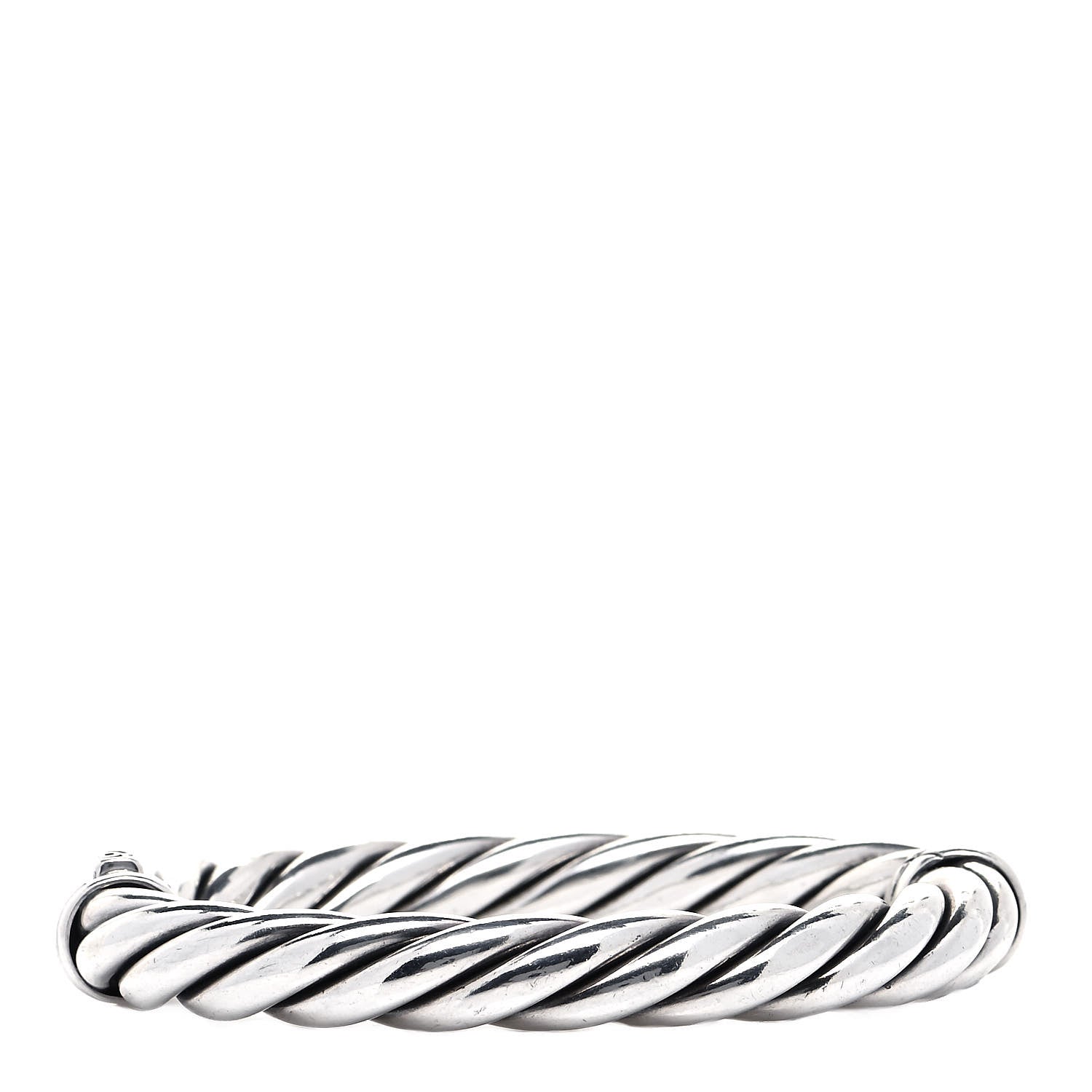David Yurman Sterling Silver Metro Hinged Bangle Bracelet 3 of 6