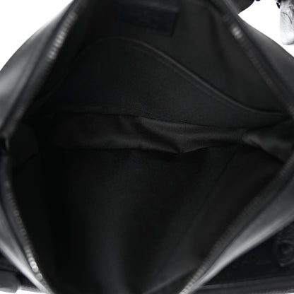 Louis Vuitton Calfskin Monogram Shadow Trio Messenger Black 7 of 11