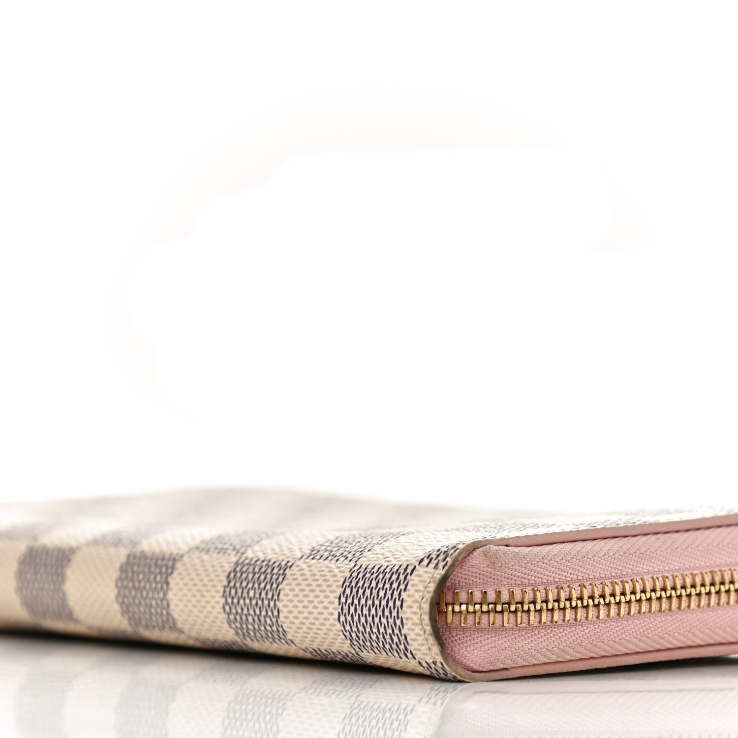 Louis Vuitton Damier Azur Zippy Wallet Rose Ballerine 8 of 12
