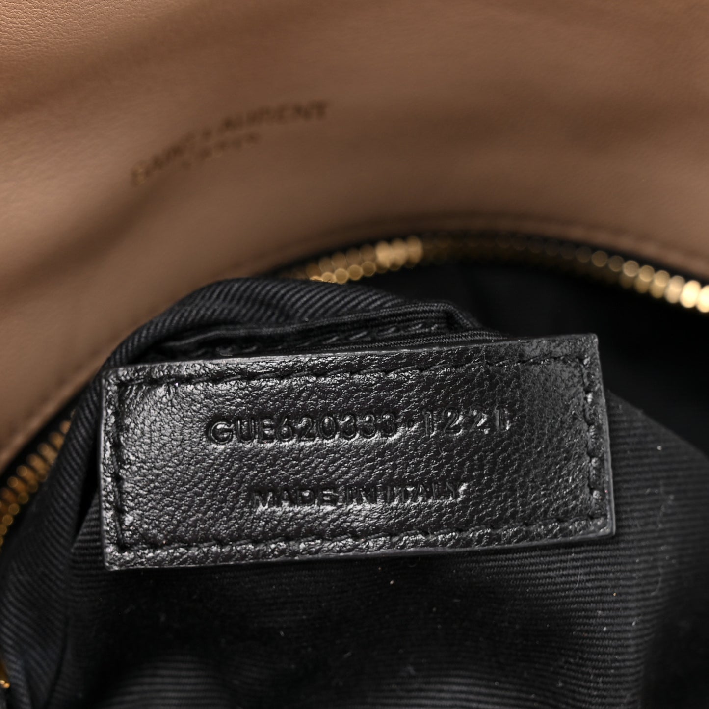 Lambskin Quilted Toy Loulou Puffer Monogram Chain Satchel Nude Powder