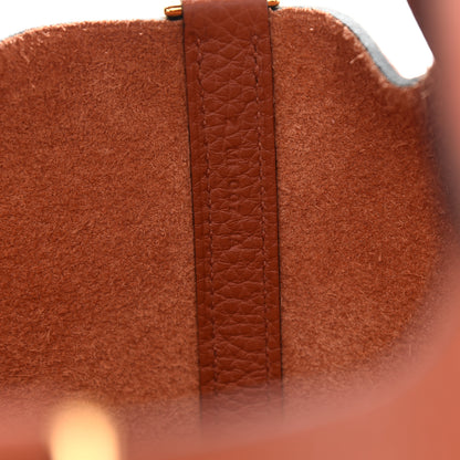 Hermes Taurillon Clemence Picotin Lock 18 PM Cuivre 7 of 9