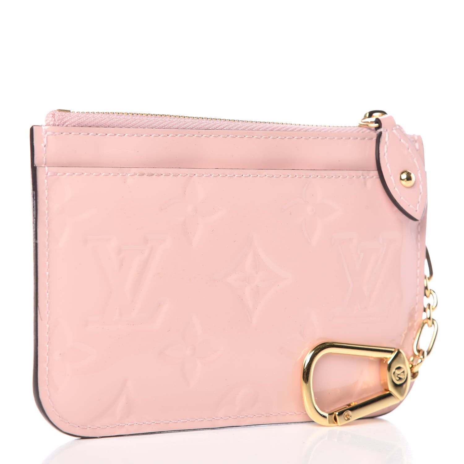 Louis Vuitton Vernis Key Pouch Rose Ballerine 3 of 8