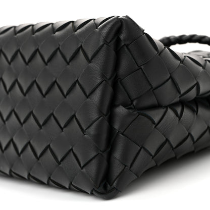 Bottega Veneta Nappa Intrecciato Small Andiamo Shoulder Bag Black Black 9 of 9