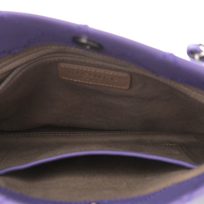 Chanel Calfskin Wild Stitch Small Shopping Tote Purple 5 of 11