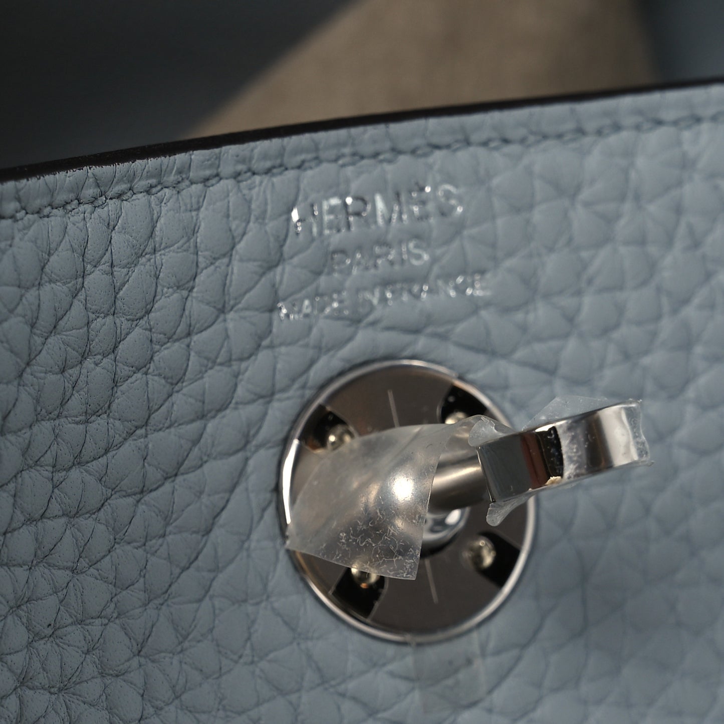 Taurillon Clemence Mini Lindy 20 Bleu Glacier