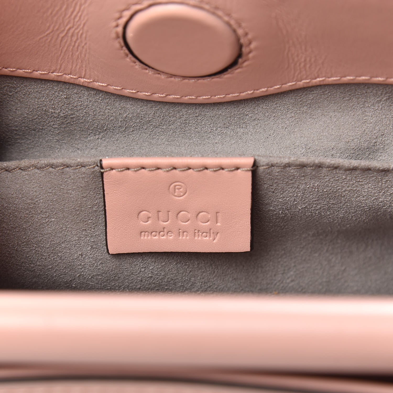 Gucci Nappa Bamboo Web Mini Nymphaea Top Handle Bag Perfect Pink Mystic White 7 of 11