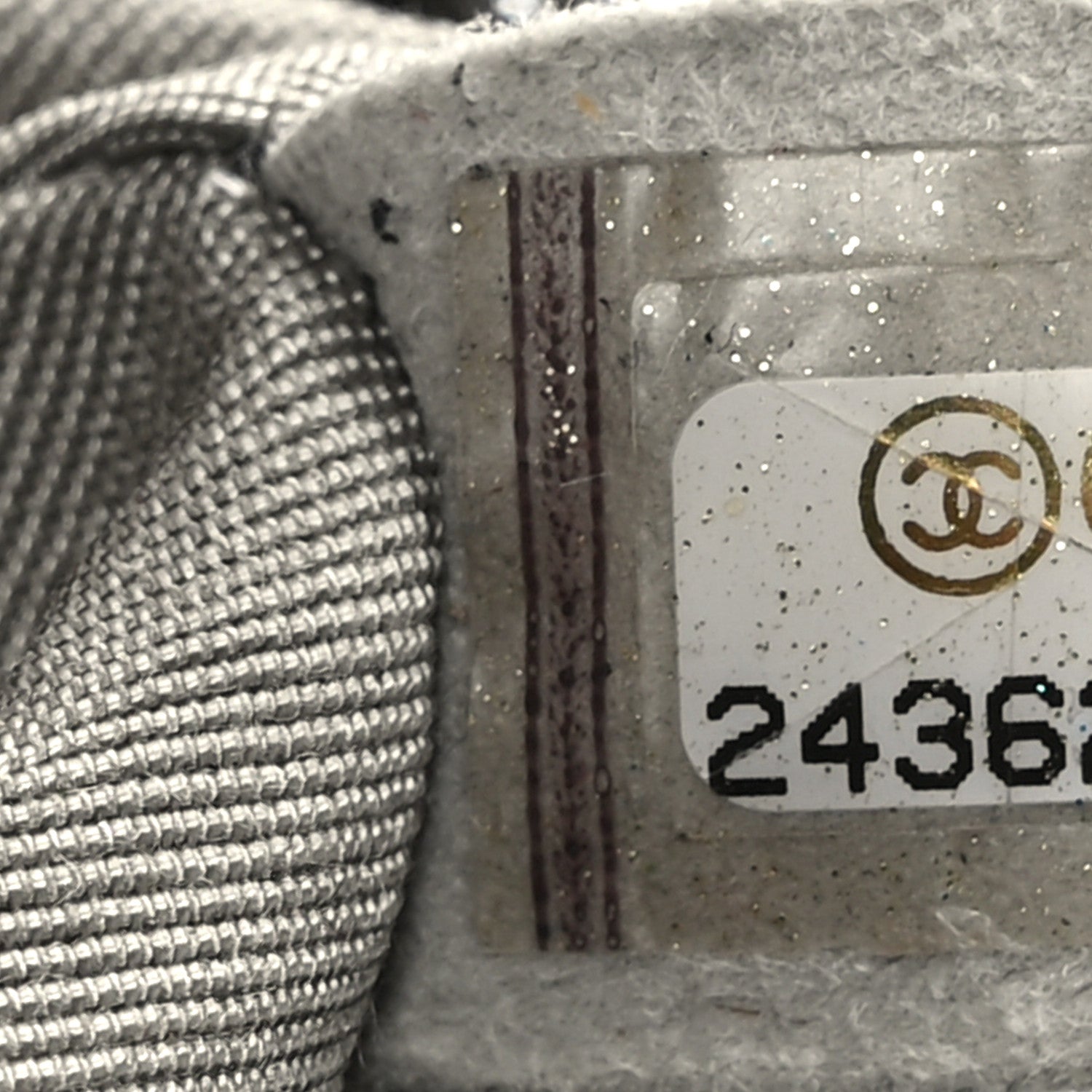 Chanel Cracked Metallic Calfskin Quilted Medium Boy Flap Dark Silver 7 of 9