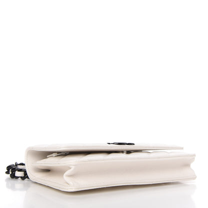 Chanel Caviar Quilted My Everything Wallet On Chain WOC White 4 of 12