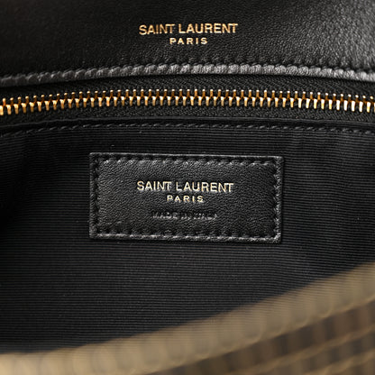 Saint Laurent Suede Contrast Stitching Monogram Kate 99 Black 6 of 12