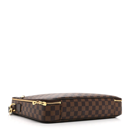 Louis Vuitton Damier Ebene Porte Ordinateur Sabana NM Computer Case 4 of 10