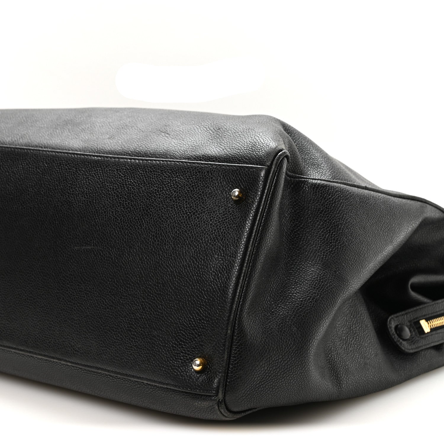 Chanel Caviar XL Weekender Bag Black 10 of 11