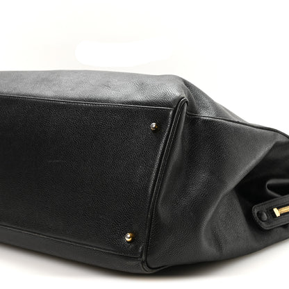 Chanel Caviar XL Weekender Bag Black 10 of 11