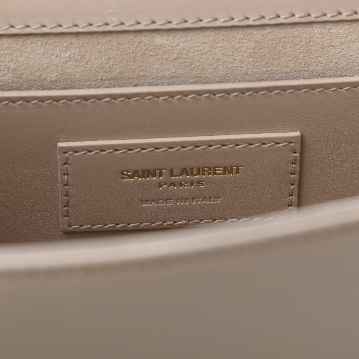 Saint Laurent Smooth Calfskin Medium Classic Monogram Kate Tassel Satchel Nude Powder 8 of 11