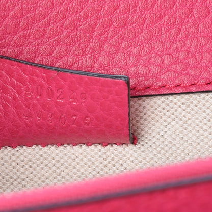 Gucci Pebbled Calfskin Embellished Guccify Small Dionysus Shoulder Bag Rosa 9 of 11