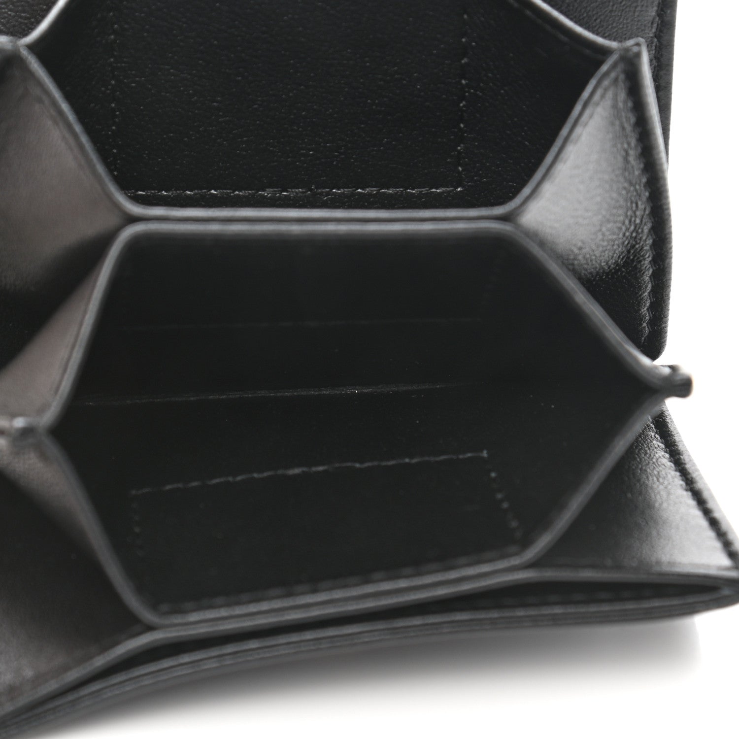 Chanel Lambskin Quilted Flap Card Holder With Cuff Black 6 of 12