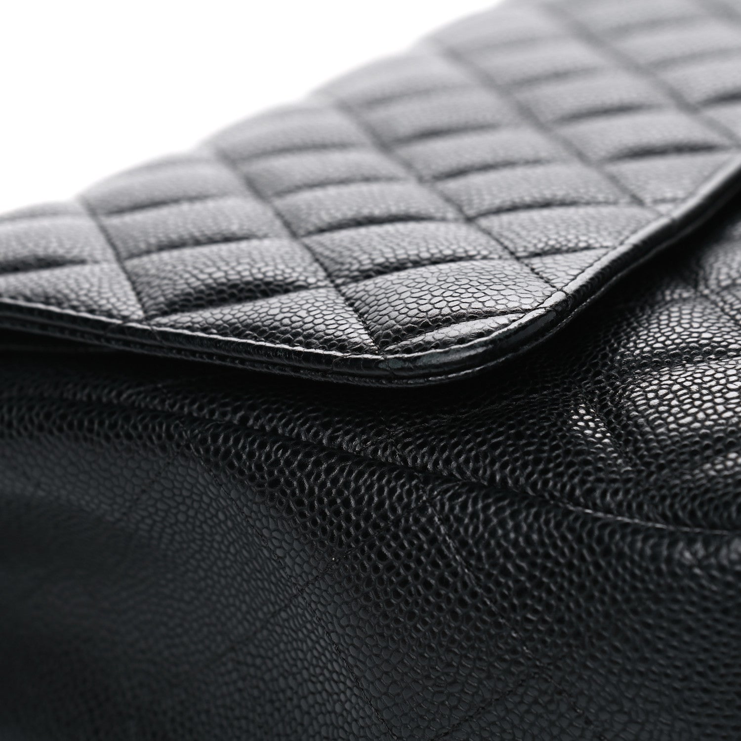 Chanel Caviar Quilted Maxi Double Flap Black 16 of 18