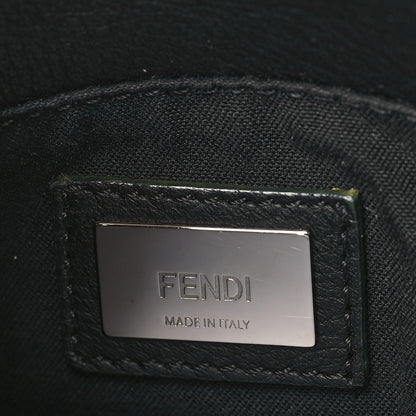 Fendi Vitello Elite Apple Charm Petite 2Jours Tote Black 6 of 8