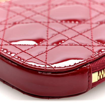 Christian Dior Patent Cannage Lady Dior Phone Holder Red 9 of 9
