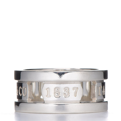 Tiffany Sterling Silver 1837 Elements Ring 54 7 3 of 6