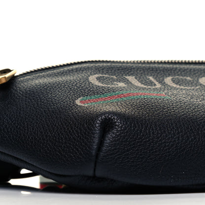 Gucci Grained Calfskin Small Logo Belt Bag Black 5 of 9