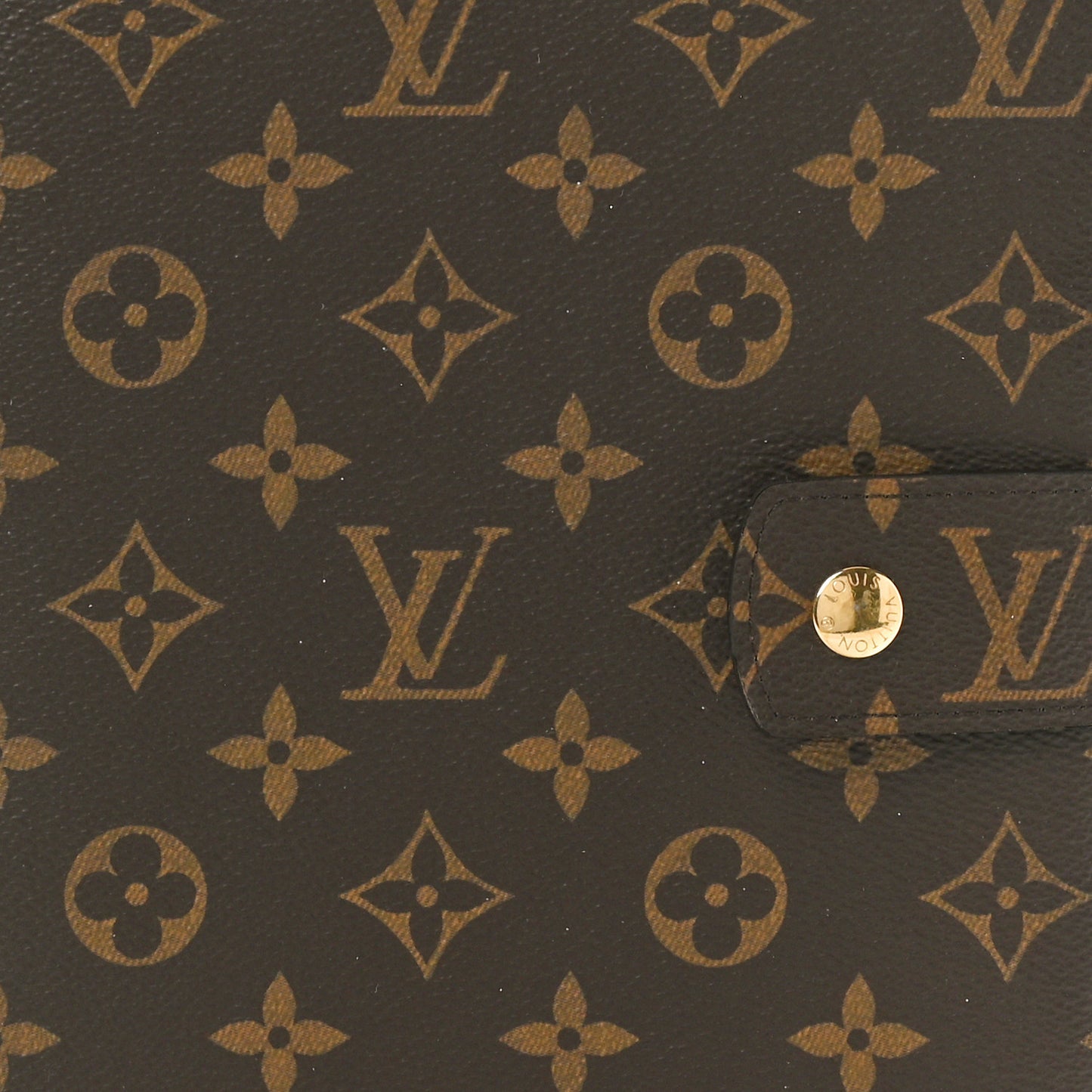 Monogram Large Ring Agenda Cover