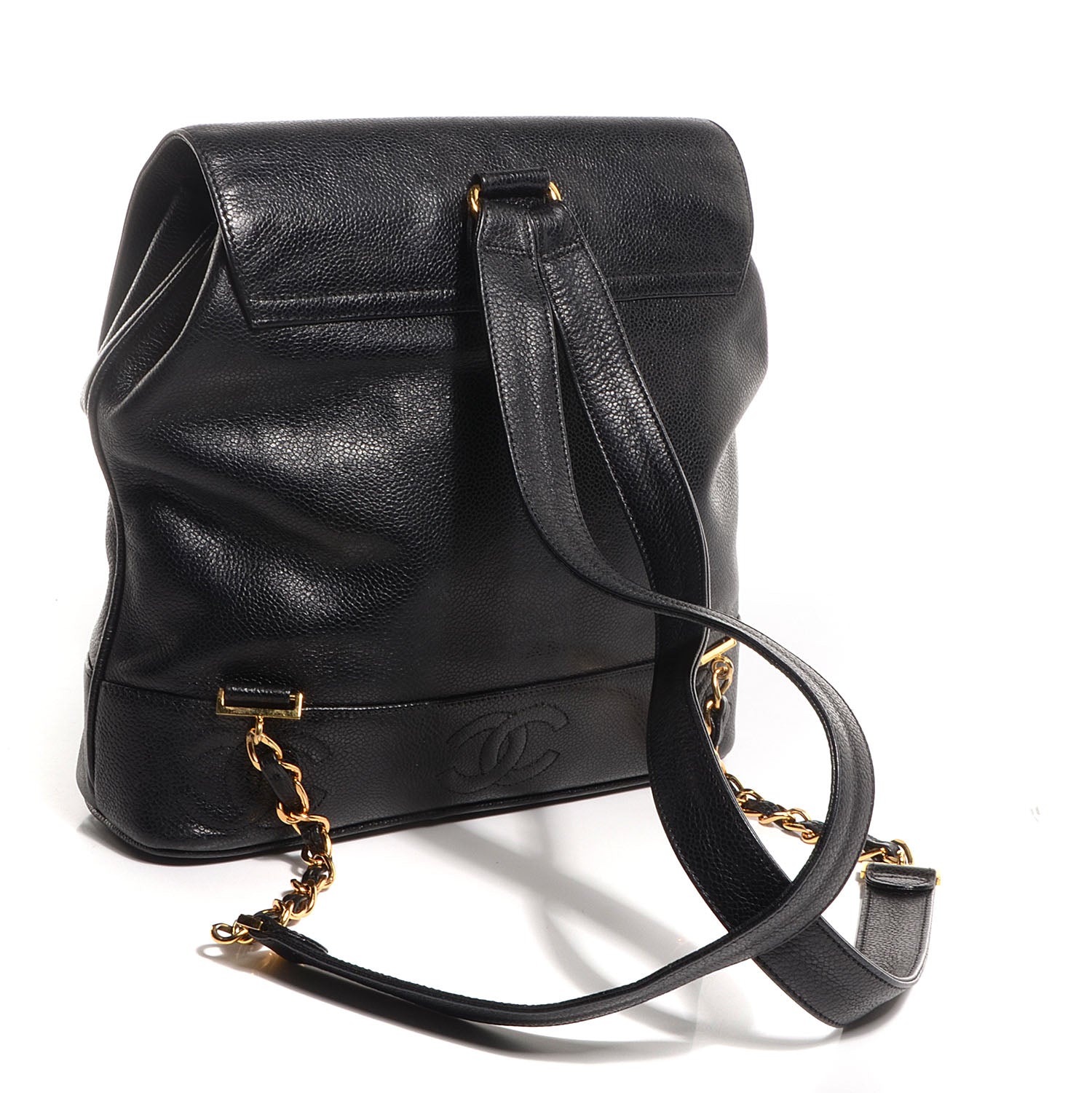 Chanel Caviar CC Backpack Black 3 of 8