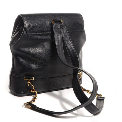 Chanel Caviar CC Backpack Black 3 of 8