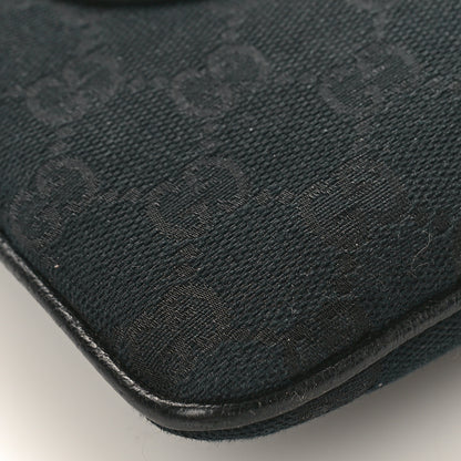 Gucci Monogram Studded Pelham Runway Flap Bag Black 7 of 8
