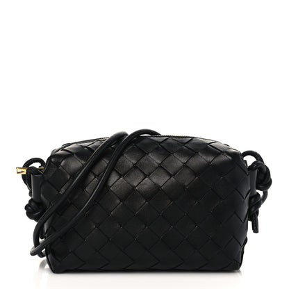 Bottega Veneta Nappa Intrecciato Mini Loop Camera Bag Black 1 of 9