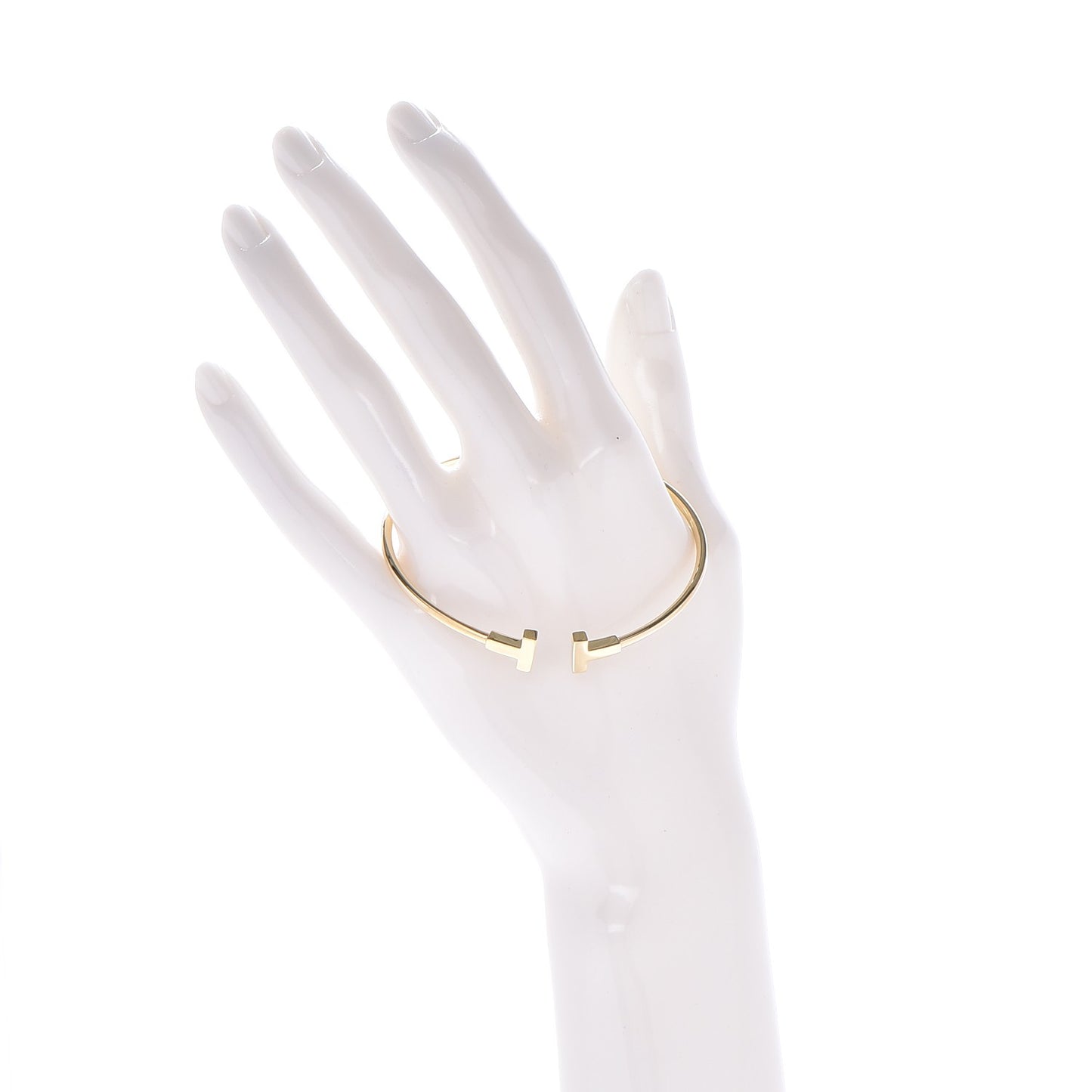 18K Yellow Gold T Wire Bracelet